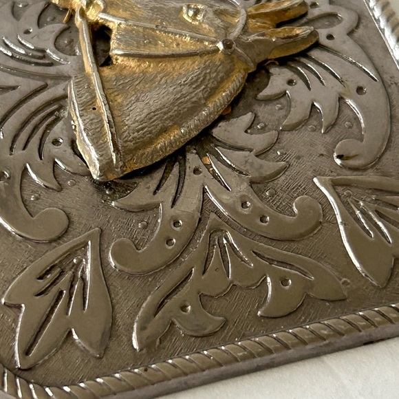 Vintage equestrian belt buckle - Picture 5 of 9